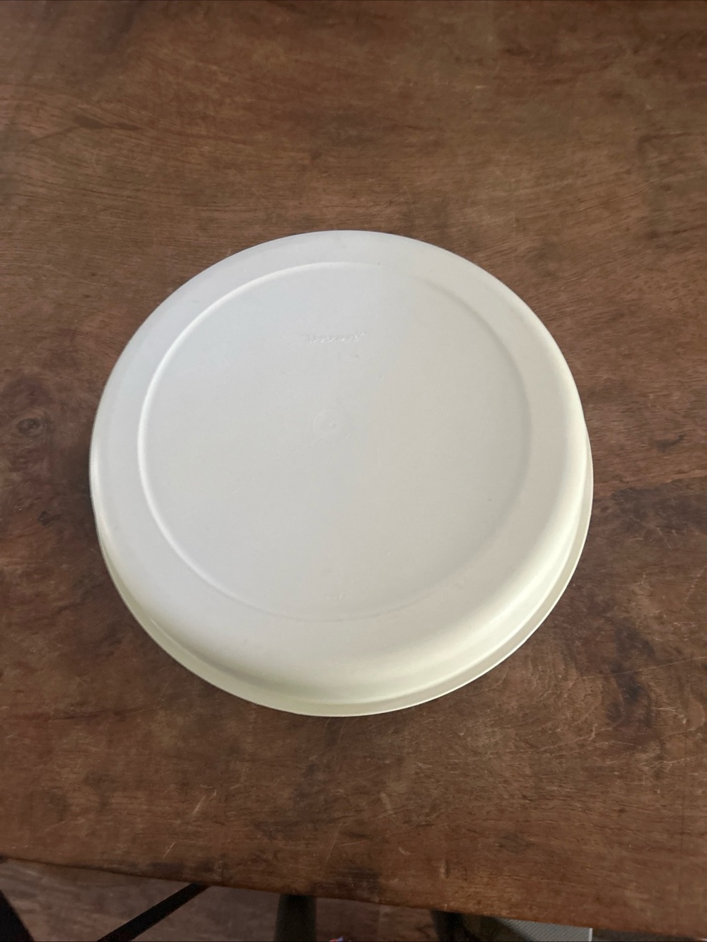Tupperware 1665-5 Divided Appetizer/Fruit/Veggie/Dip Serving Tray w Lid 1666-3